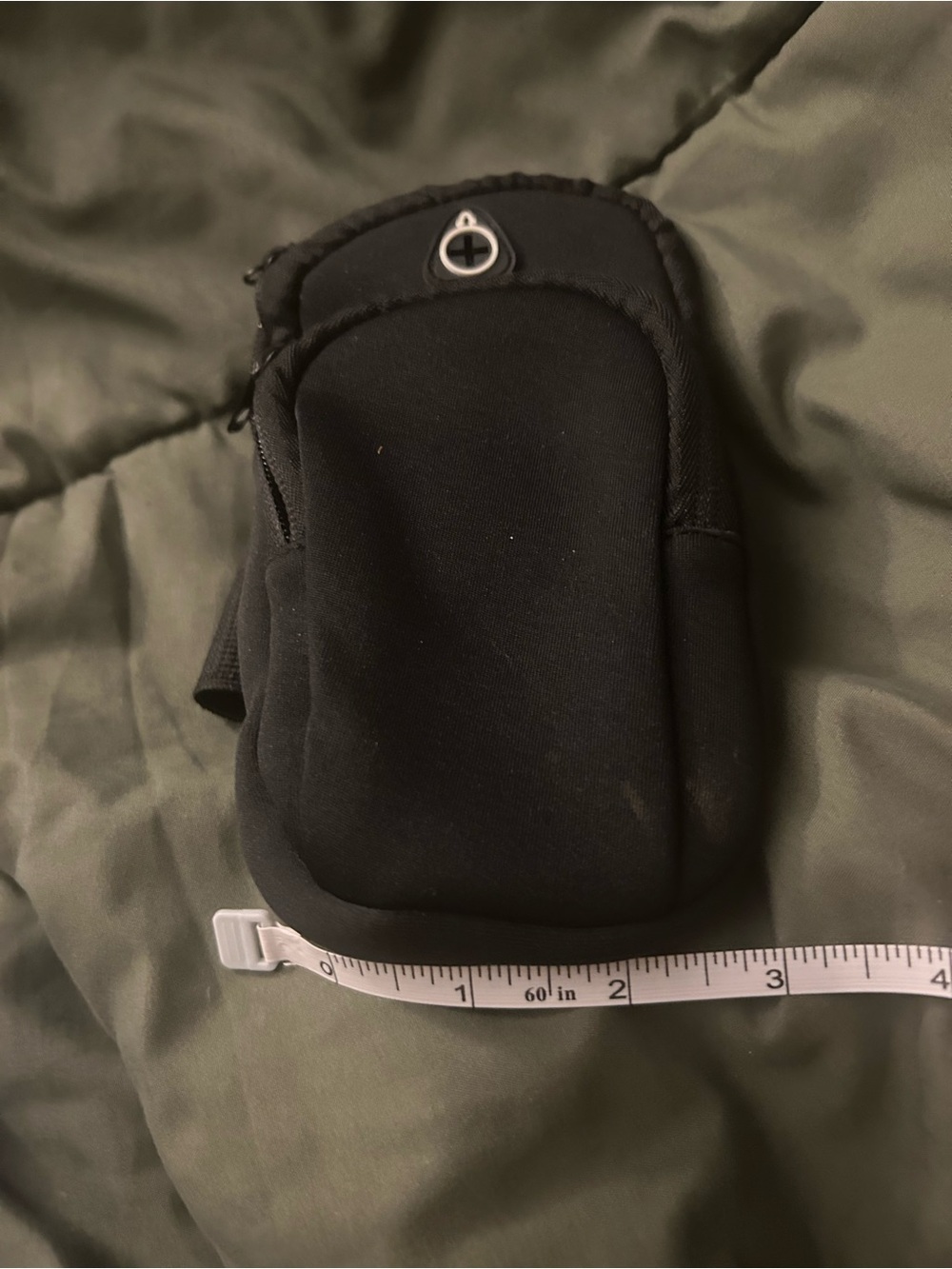 Compact black arm tech pouch - Picture 5 of 5